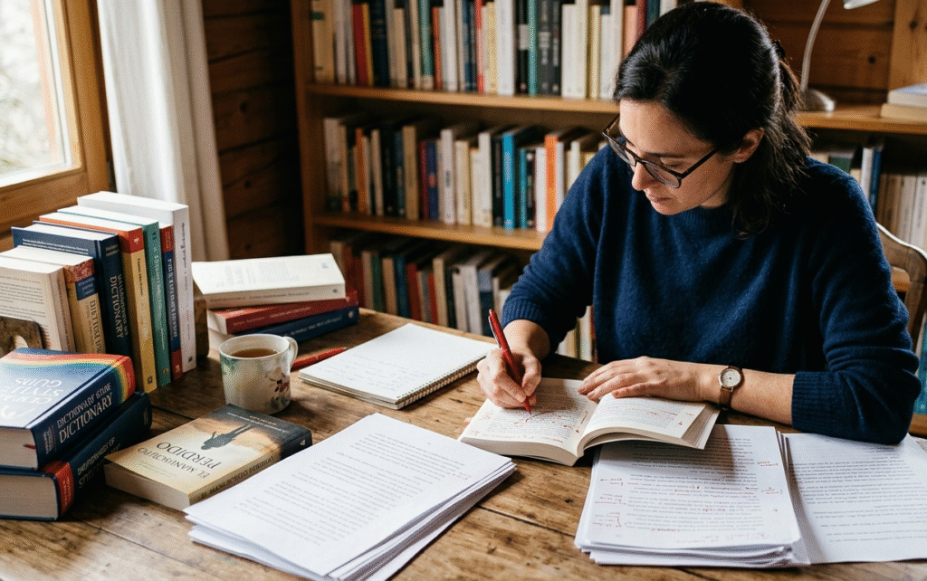Servicios de corrección profesional de libros